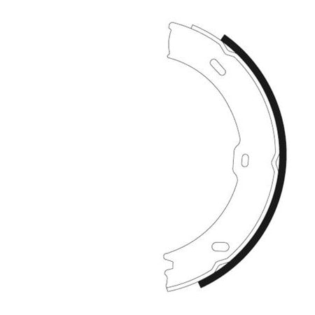 Pagid Brakes Parking Brake Shoe Set, 355050761 355050761